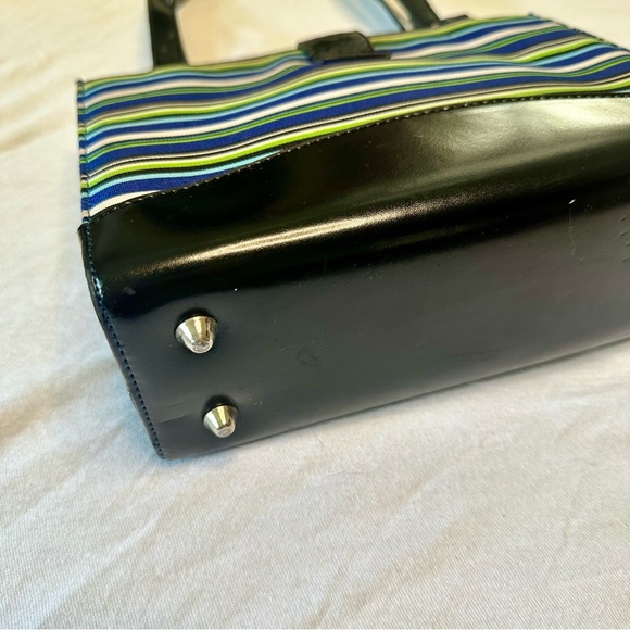 Kate Spade Mini Striped Handbag Purse - Picture 2 of 6